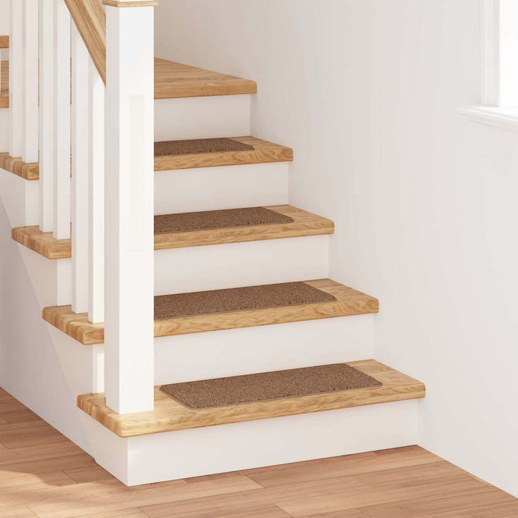 Vidaxx tapis d'escalier antidérapants dos en latex 15 pcs jaune 60 x 25 cm pp