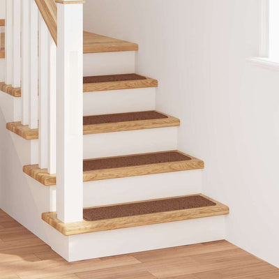 Vidaxx tapis d'escalier antidérapants dos en latex 15 pcs jaune 75 x 20 cm pp