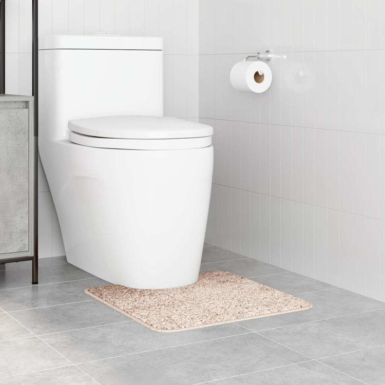 Vidaxx tapis de bain antidérapant avec coupe toilette crème 50 x 50 cm pp