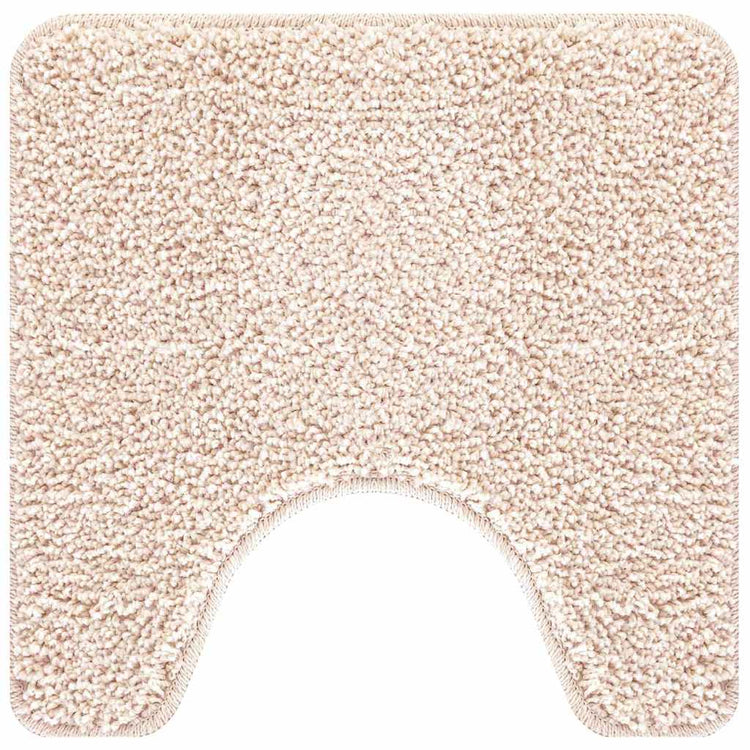 Vidaxx tapis de bain antidérapant avec coupe toilette crème 50 x 50 cm pp