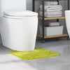 Vidaxx tapis de bain antidérapant avec coupe WC vert 50 x 50 cm pp