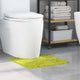 Vidaxx tapis de bain antidérapant avec coupe WC vert 50 x 50 cm pp