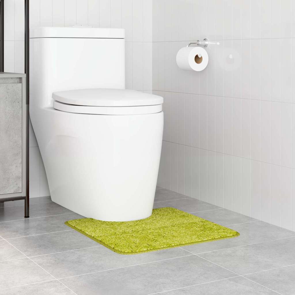 Vidaxx tapis de bain antidérapant avec coupe WC vert 50 x 50 cm pp