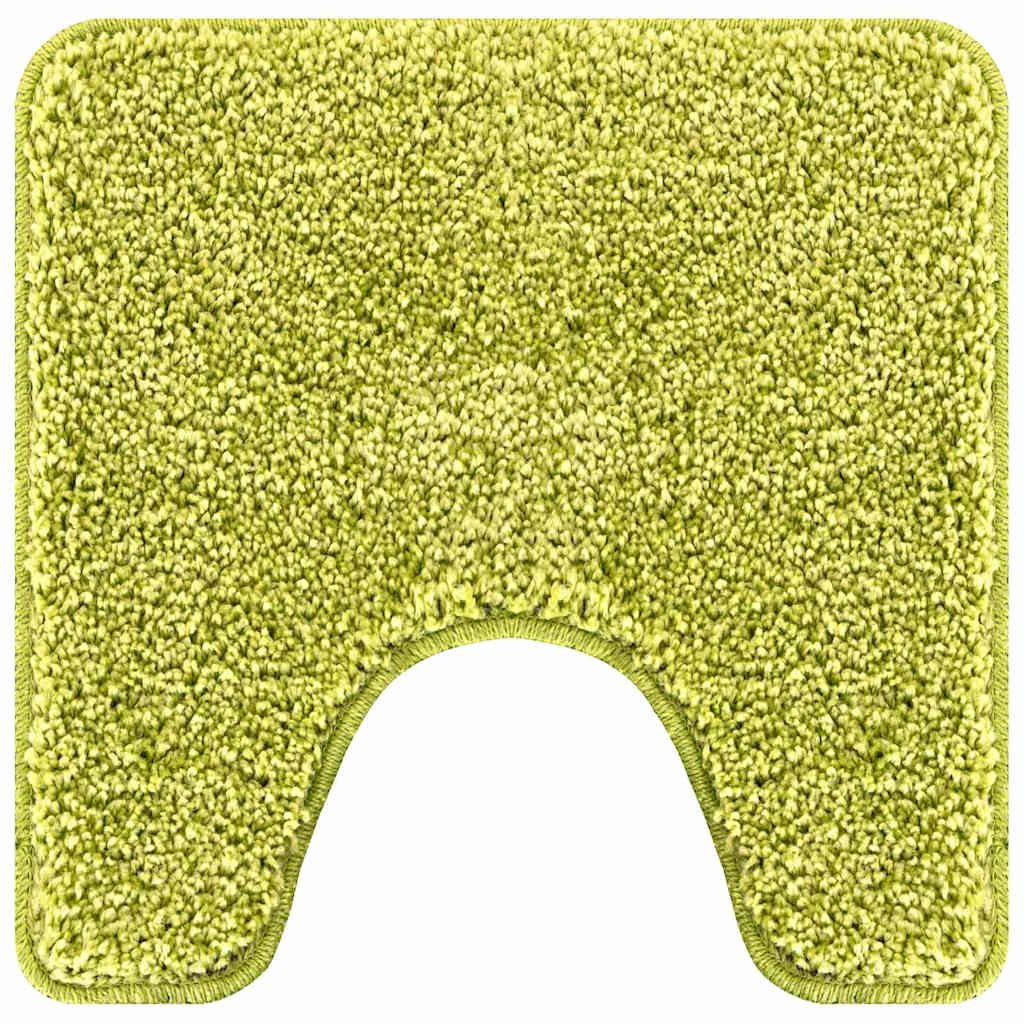 Vidaxx tapis de bain antidérapant avec coupe WC vert 50 x 50 cm pp