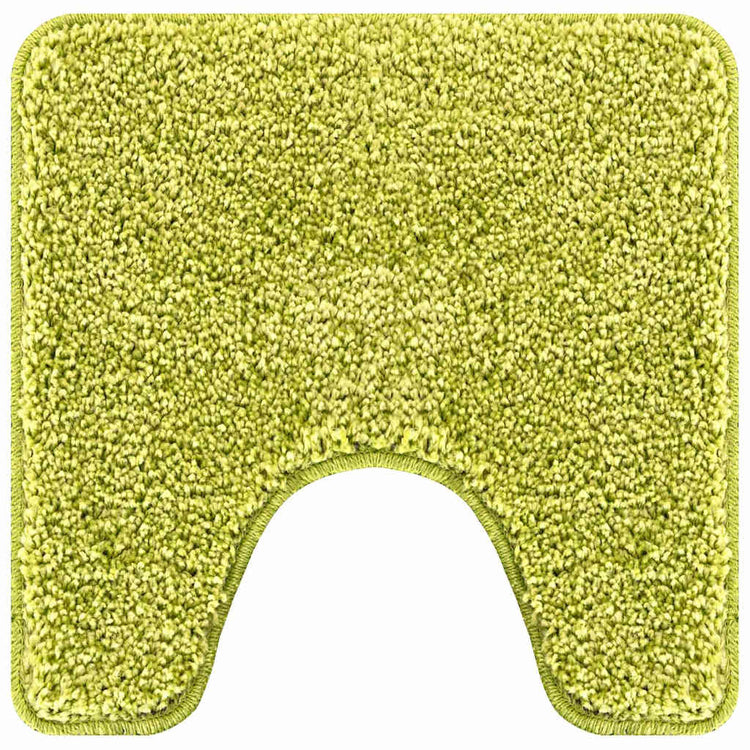 Vidaxx tapis de bain antidérapant avec coupe WC vert 50 x 50 cm pp