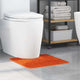 Vidaxx tapis de bain antidérapant avec coupe WC orange 50 x 50 cm pp