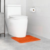 Vidaxx tapis de bain antidérapant avec coupe WC orange 50 x 50 cm pp