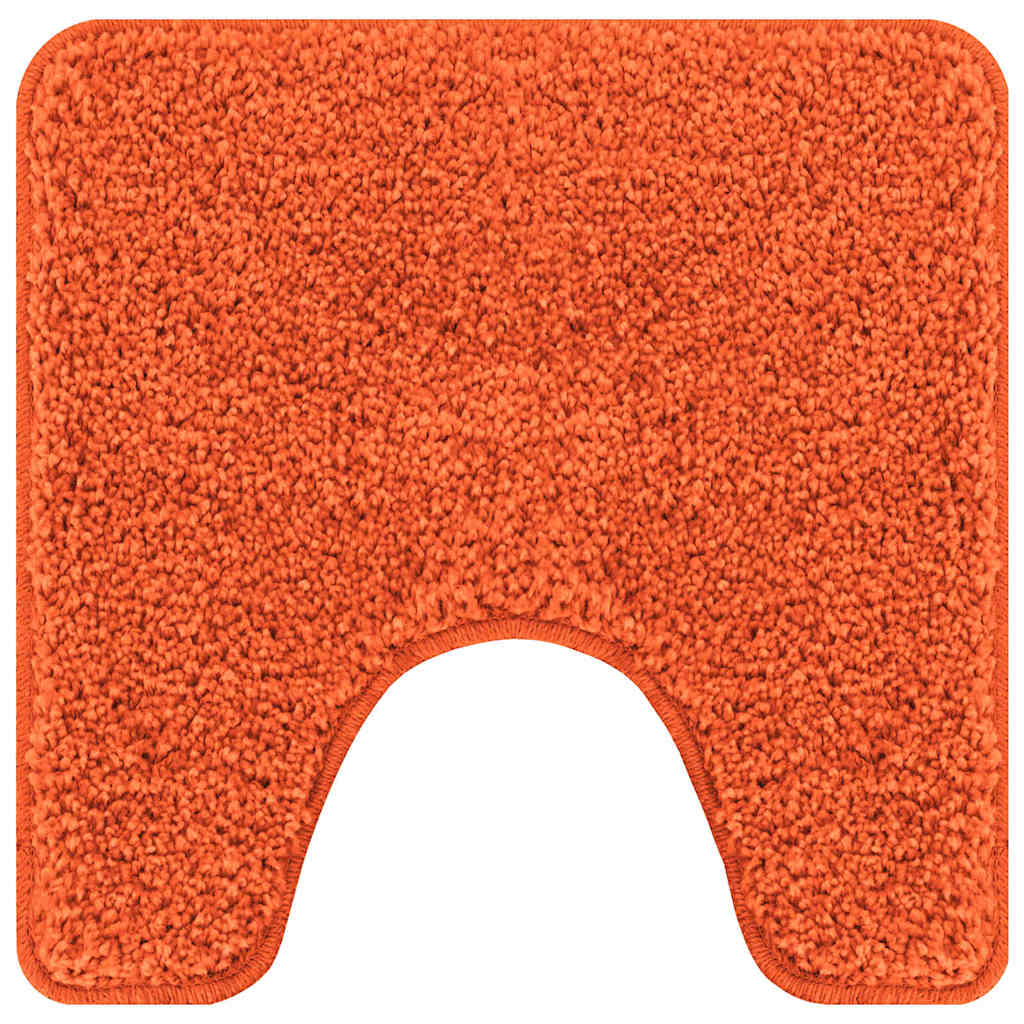 Vidaxx tapis de bain antidérapant avec coupe WC orange 50 x 50 cm pp