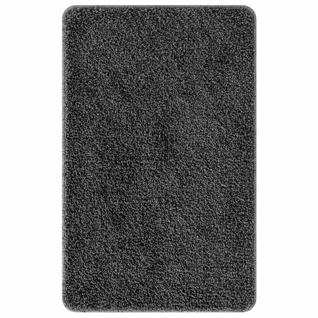 Vidaxx tapis de bain antidérapant gris foncé 50 x 80 cm pp