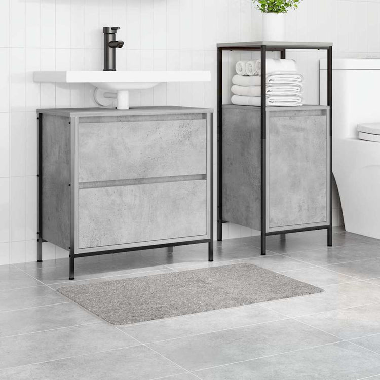Vidaxx tapis de bain antidérapant gris 50 x 80 cm pp