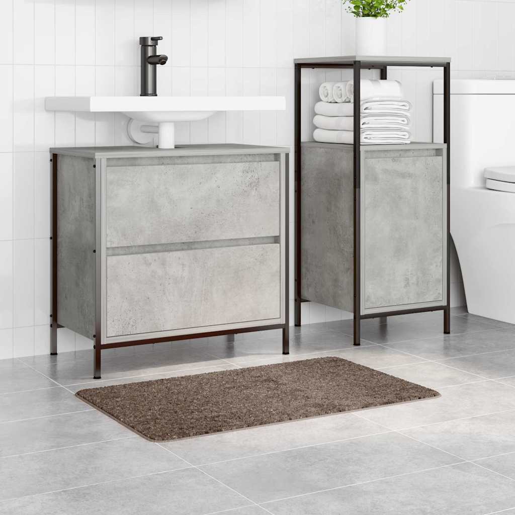 Vidaxx tapis de bain antidérapant marron 50 x 80 cm pp