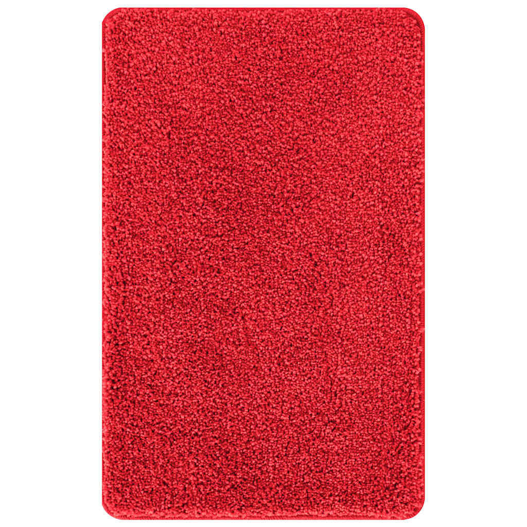 Vidaxx tapis de bain antidérapant rouge 50 x 80 cm pp