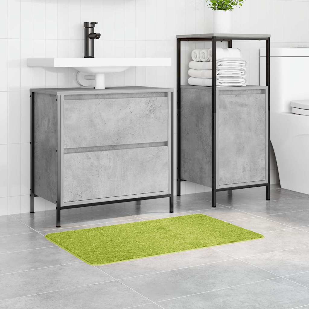 Vidaxx tapis de bain antidérapant vert 50 x 80 cm pp