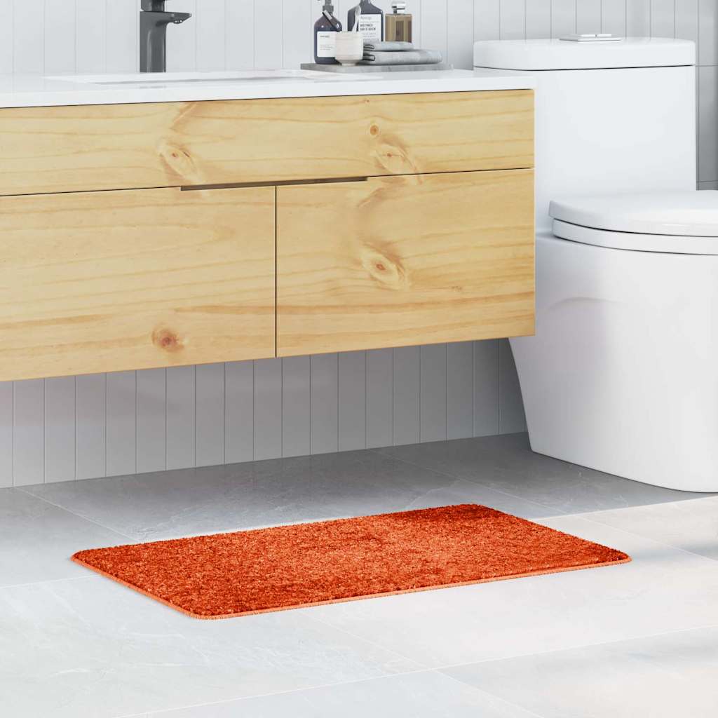 Vidaxx tapis de bain antidérapant orange 50 x 80 cm pp