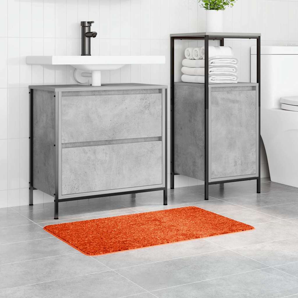 Vidaxx tapis de bain antidérapant orange 50 x 80 cm pp