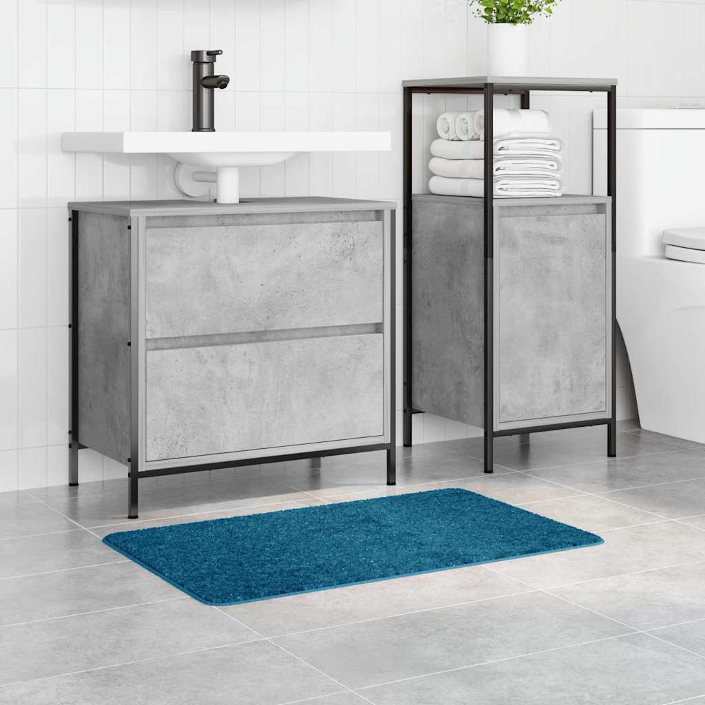 Vidaxx tapis de bain antidérapant bleu 50 x 80 cm pp