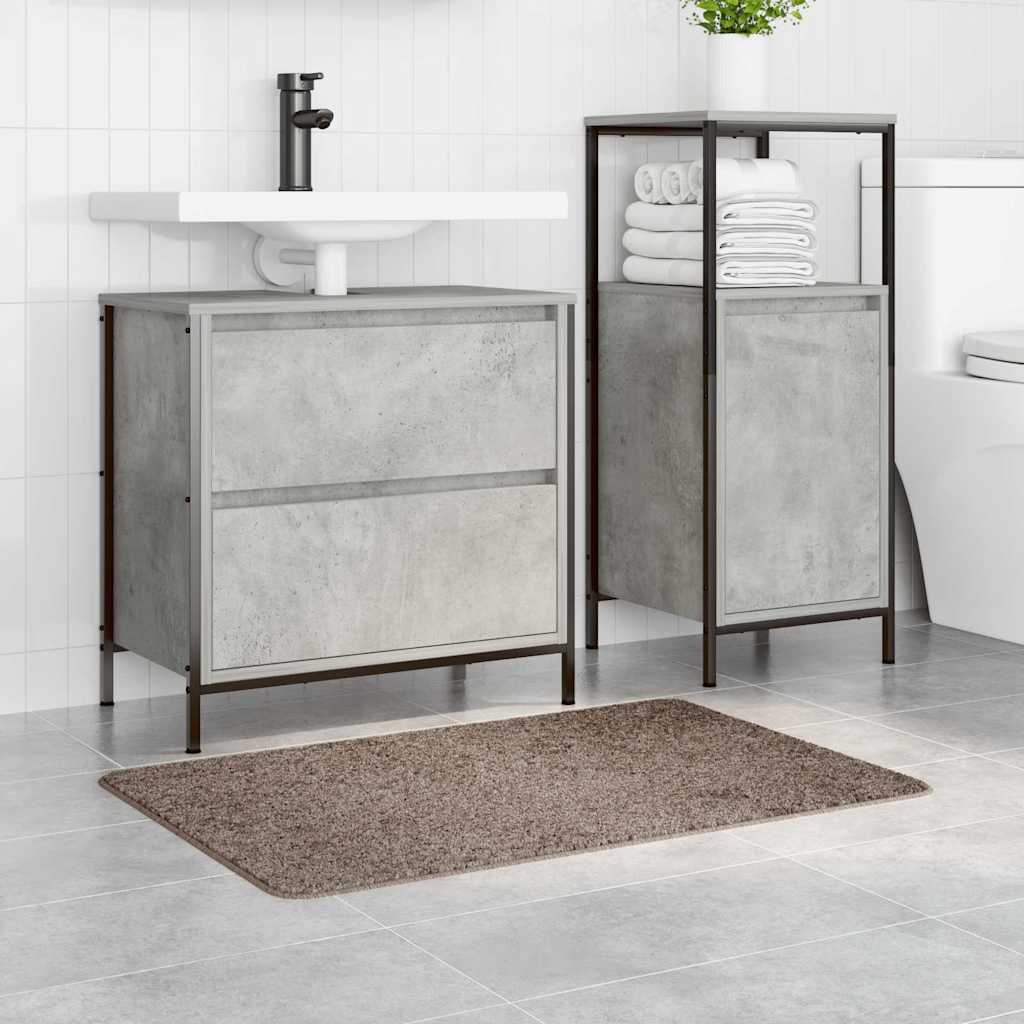 Vidaxx tapis de bain antidérapant marron 60 x 90 cm pp