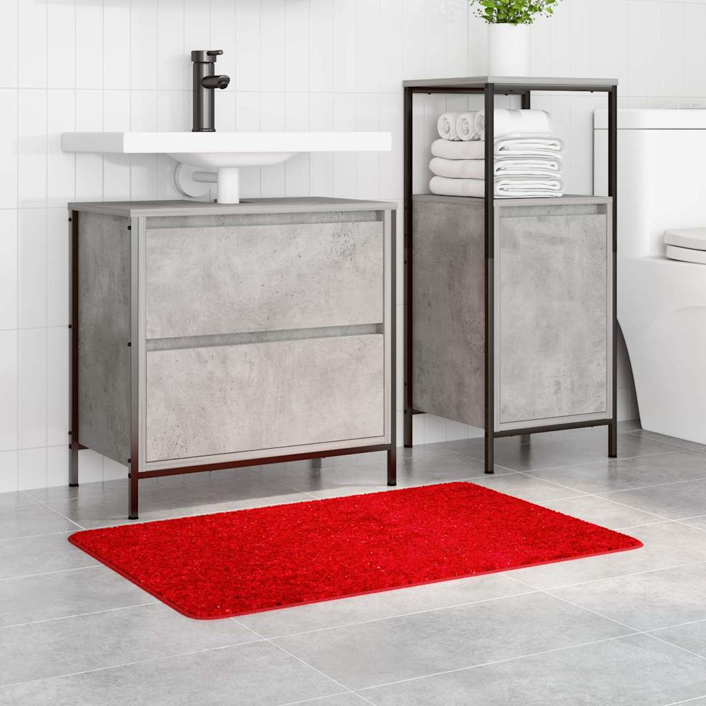 Vidaxx tapis de bain antidérapant rouge 60 x 90 cm pp