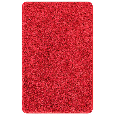 Vidaxx tapis de bain antidérapant rouge 60 x 90 cm pp