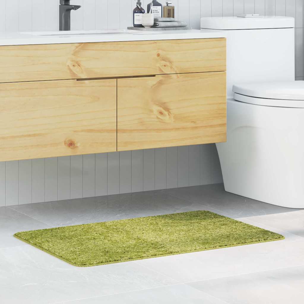 Vidaxx tapis de bain antidérapant vert 60 x 90 cm pp