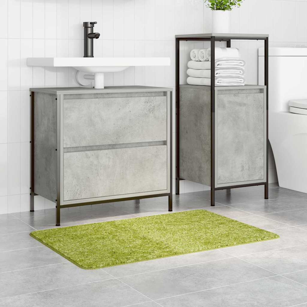 Vidaxx tapis de bain antidérapant vert 60 x 90 cm pp