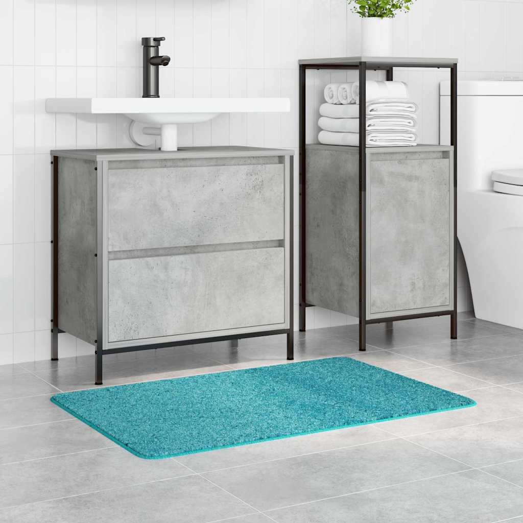 Vidaxx tapis de bain antidérapant turquoise 60 x 90 cm pp