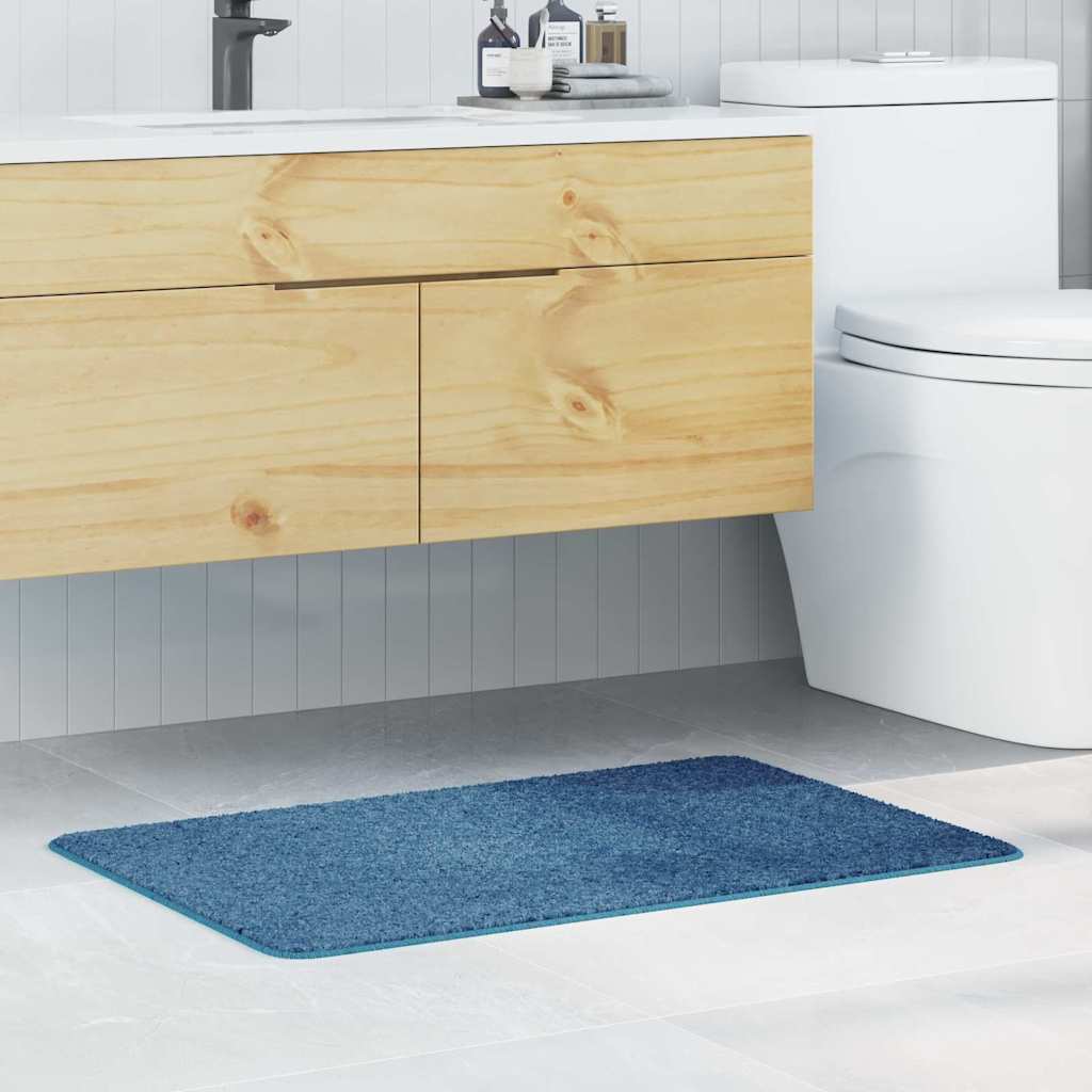 Vidaxx tapis de bain antidérapant bleu 60 x 90 cm pp