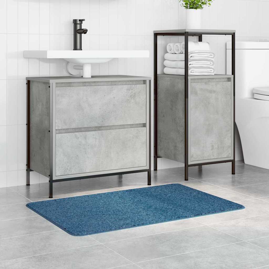 Vidaxx tapis de bain antidérapant bleu 60 x 90 cm pp
