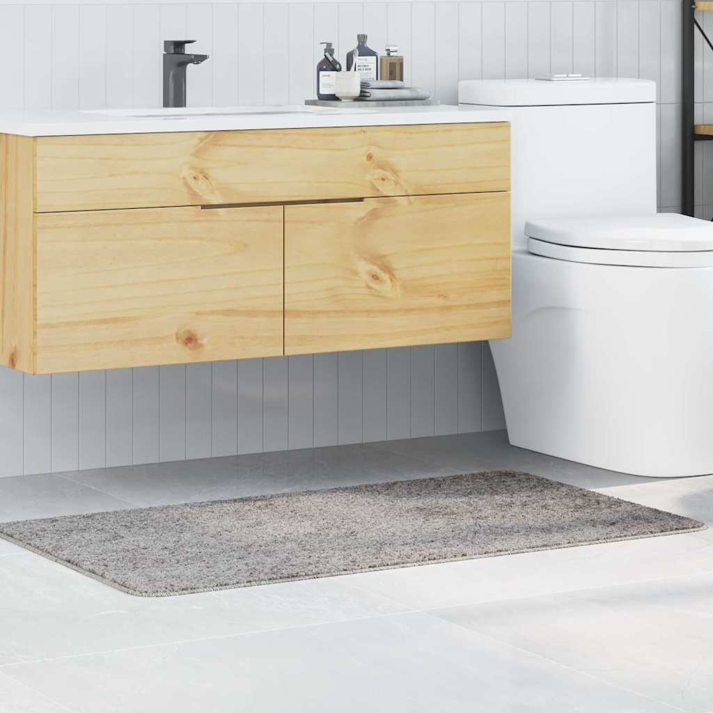 Vidaxx tapis de bain antidérapant gris 70 x 120 cm pp