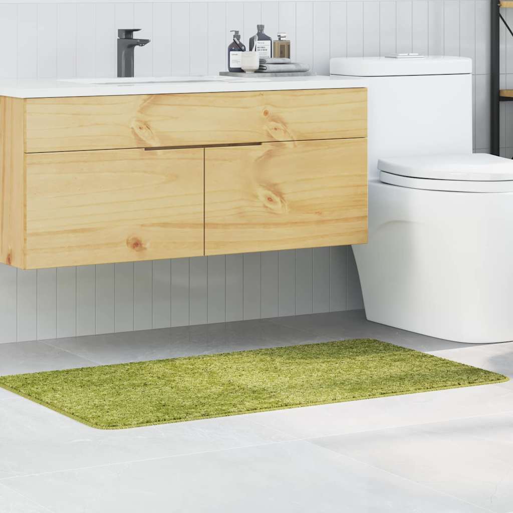Vidaxx tapis de bain antidérapant vert 70 x 120 cm pp