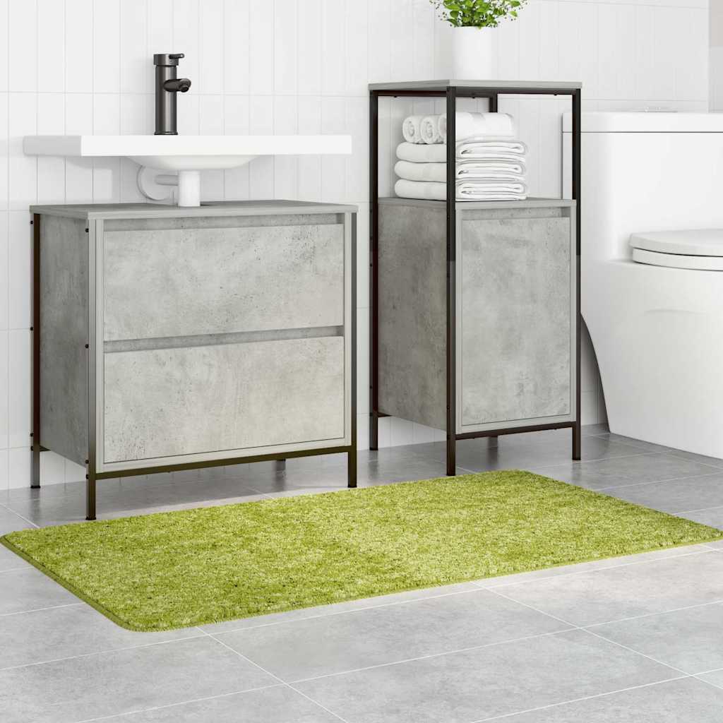 Vidaxx tapis de bain antidérapant vert 70 x 120 cm pp