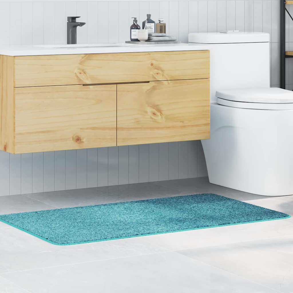 Vidaxx tapis de bain antidérapant turquoise 70 x 120 cm pp
