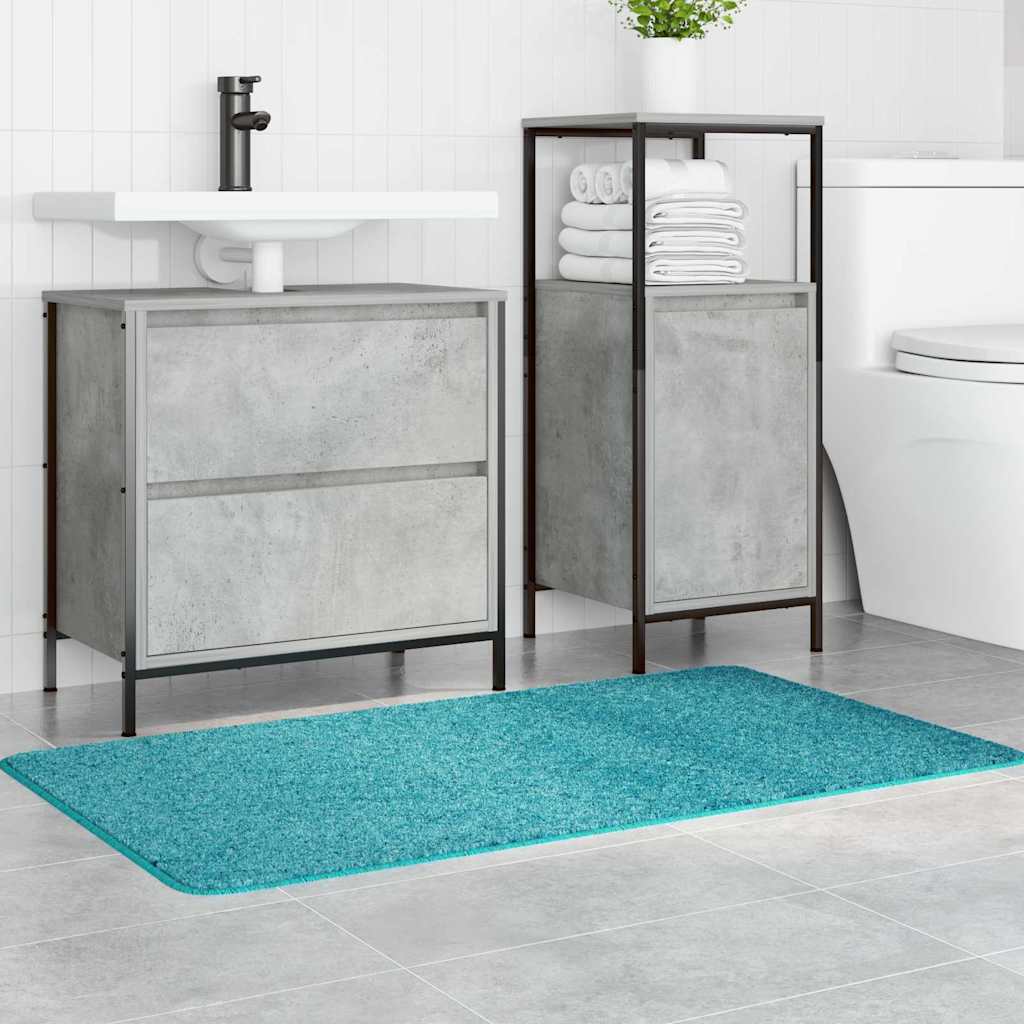 Vidaxx tapis de bain antidérapant turquoise 70 x 120 cm pp