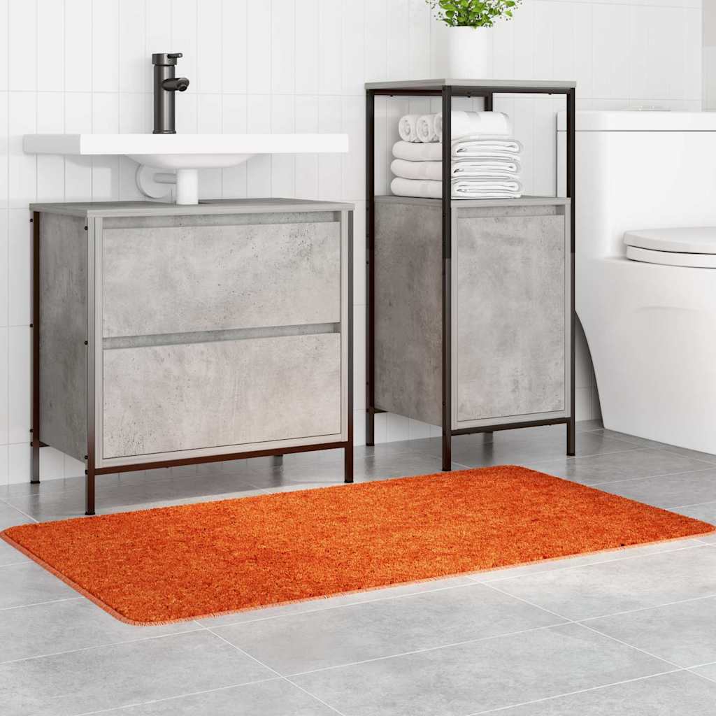 Vidaxx tapis de bain antidérapant orange 70 x 120 cm pp