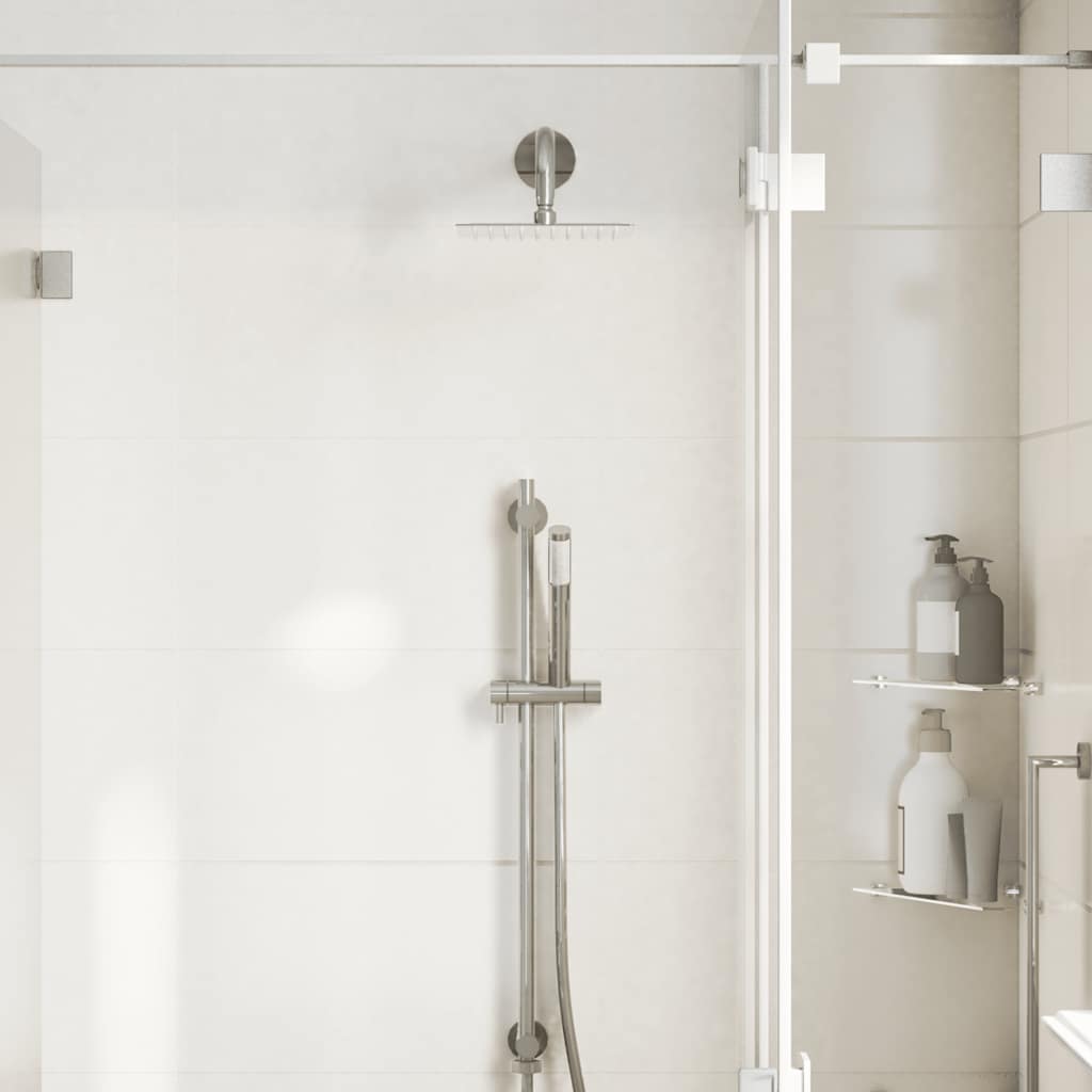 Vidaxx pomme de douche à effet pluie 304 20x20 cm carré en acier inoxydable
