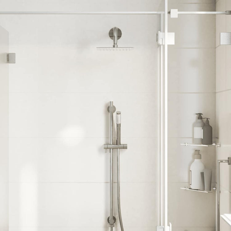 Vidaxx pomme de douche à effet pluie 304 20x20 cm carré en acier inoxydable