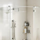 Vidaxx pomme de douche à effet pluie 304 40x40 cm carrée en acier inoxydable