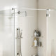 Vidaxx pomme de douche à effet pluie rectangulaire 30x20 cm acier inoxydable 304