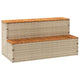 Vidaxx marche pour spa 100x50x50,5 cm polyrotin bois d'acacia massif