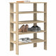 Rack à chaussures Vidaxl 61x32x87,5 cm Bois de chêne sonoma coloré