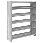 Rack de chaussures Vidaxl 80x25x100 cm en bois de bois de bois de chêne sonoma coloré - afbeelding 2