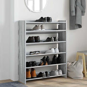 Rack de chaussures Vidaxl 80x25x100 cm en bois de bois de bois de chêne sonoma coloré - afbeelding 3