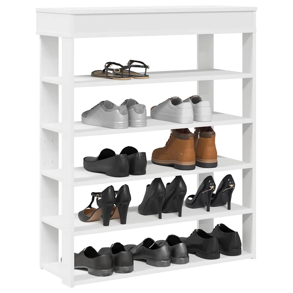 Rack de chaussures Vidaxl 80x30x98 cm Bois de bois transformé