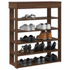 Rack à chaussures Vidaxl 80x30x98 cm Couleur de chêne brun en bois transformé