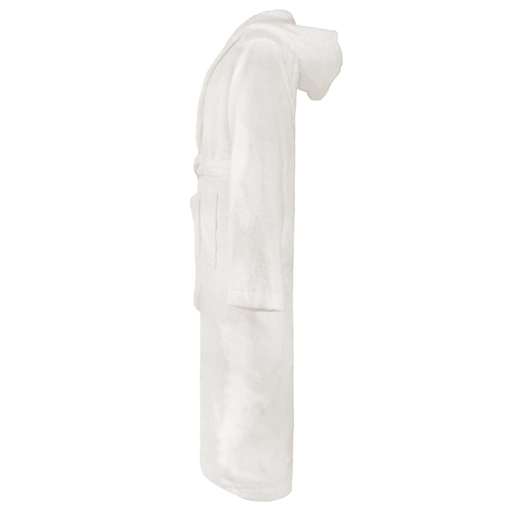 VidaXL peignoir kinn blanc s coton
