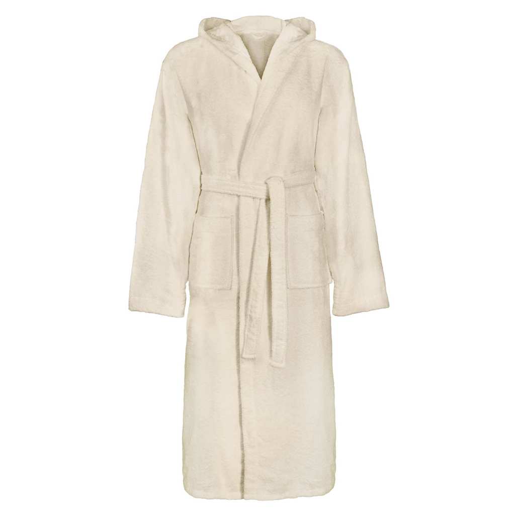 VidaXL peignoir Kinn crème XXXL coton