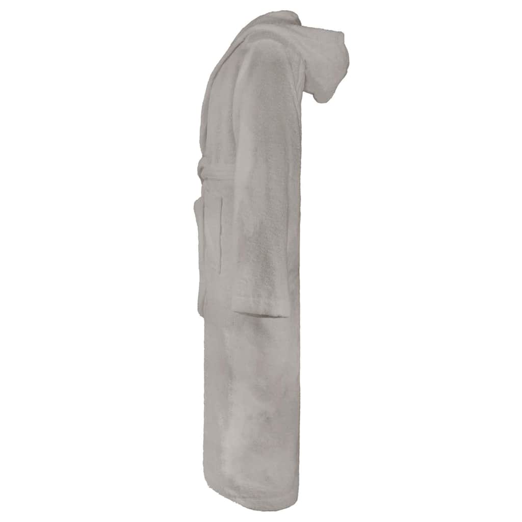 VidaXL peignoir kinn gris s coton