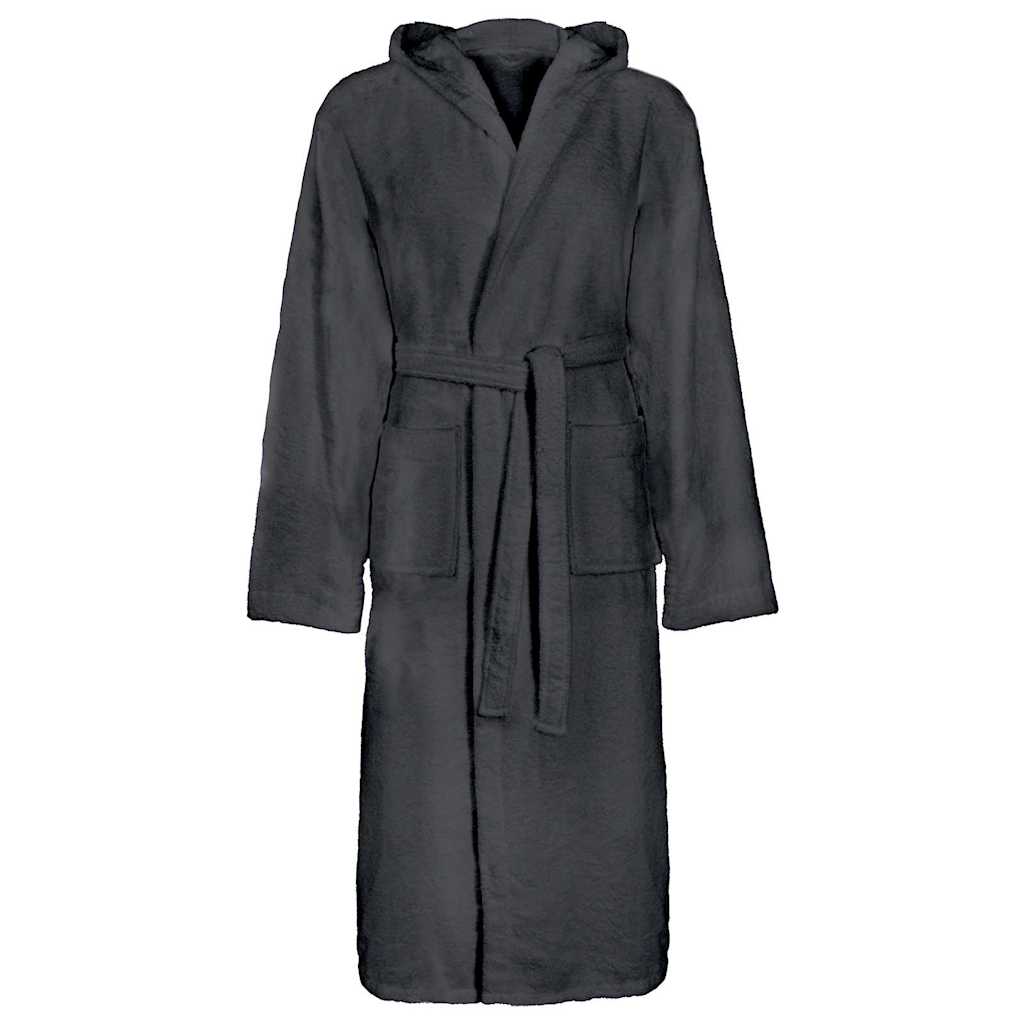 Vidaxl peignoir kinn anthracite xxxl coton