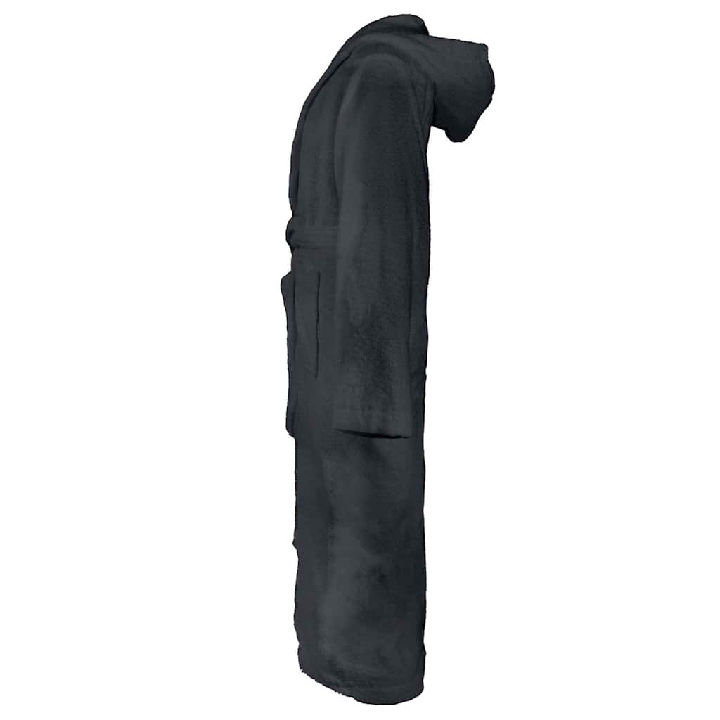 Vidaxl peignoir kinn anthracite xxxl coton