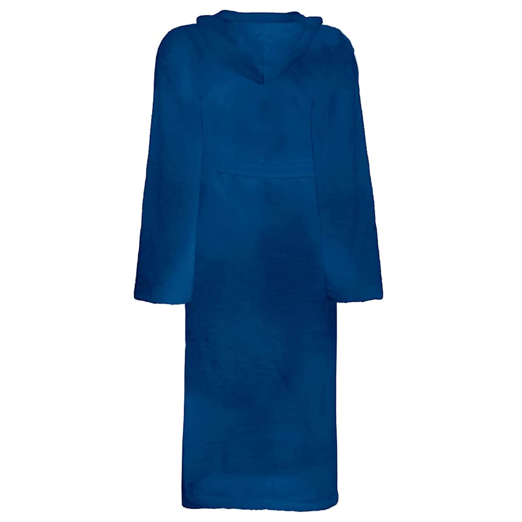 VidaXL peignoir kinn bleu XXXL coton
